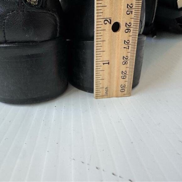 Stelle Monelle over the knee fold down black leather riding boots size 39 / 8.5 - Picture 8 of 14